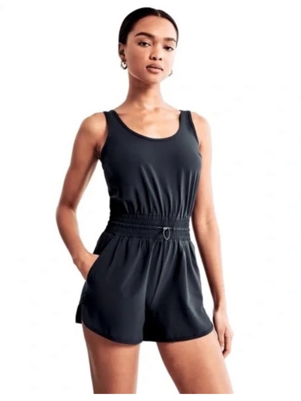 Abercrombie Black Sleeveless Romper - Picture 1 of 4